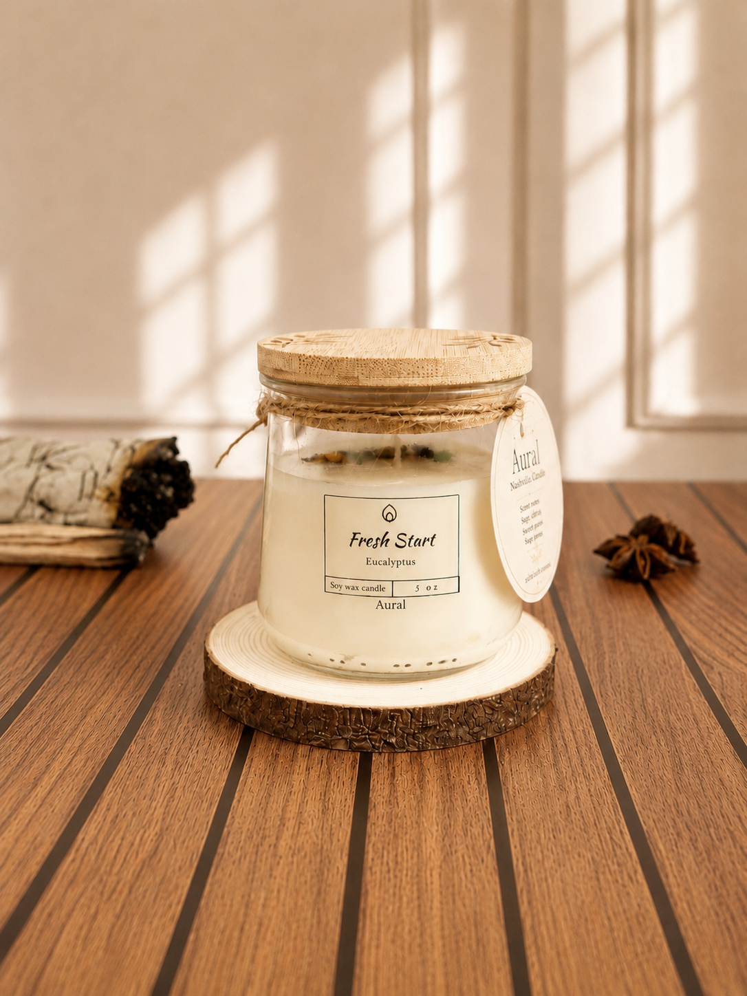 Fresh Start Eucalyptus Soy Candle