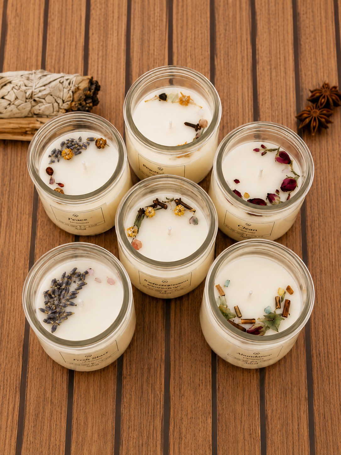 Meditation Rosemary Soy Candle