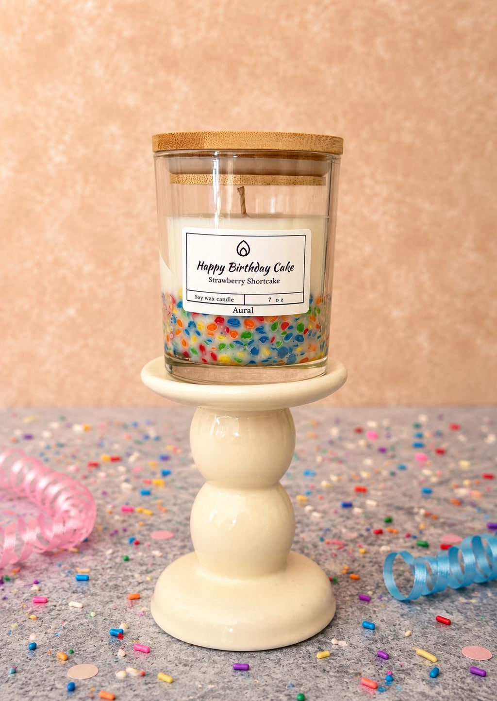 Banana Cream Birthday Cake Soy Candle